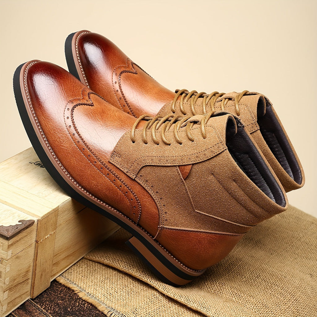 Classic Wingtip Ankle Boots
