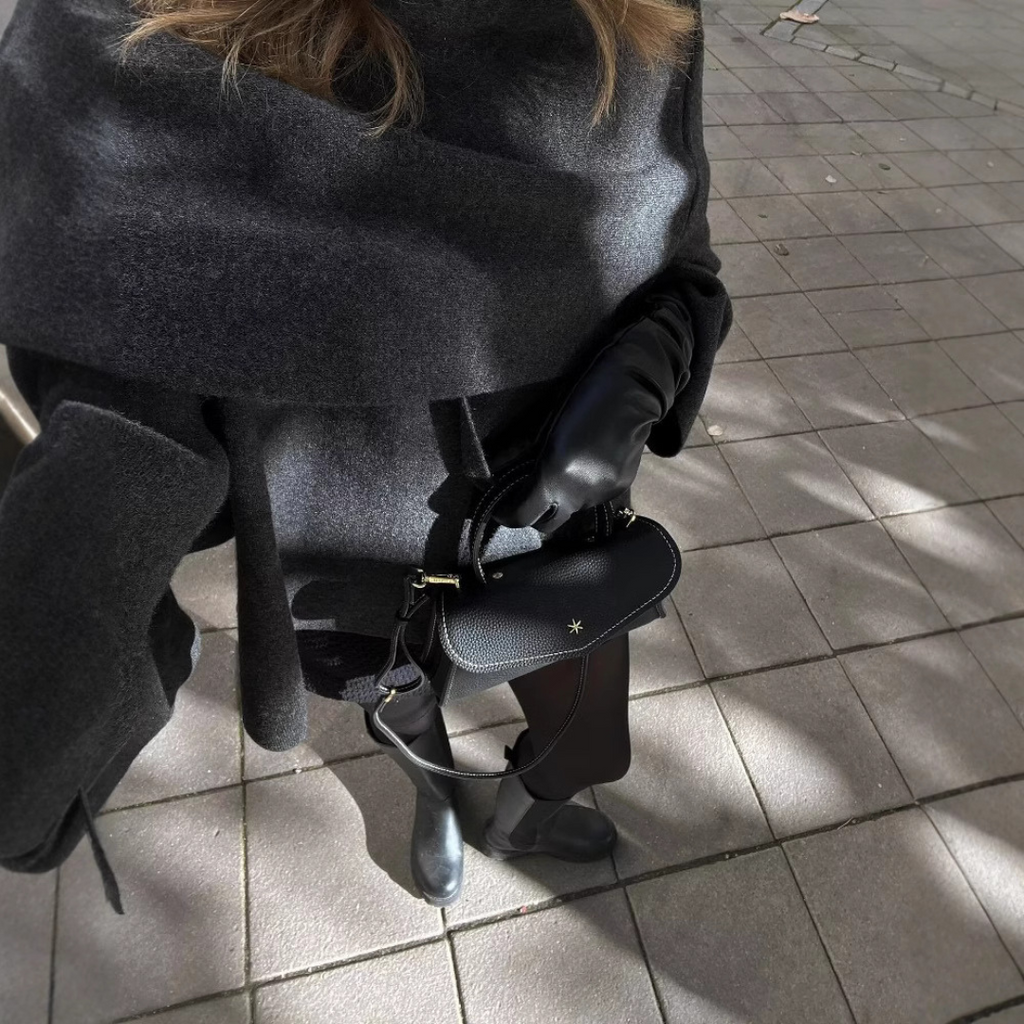 Draped Cape Coat