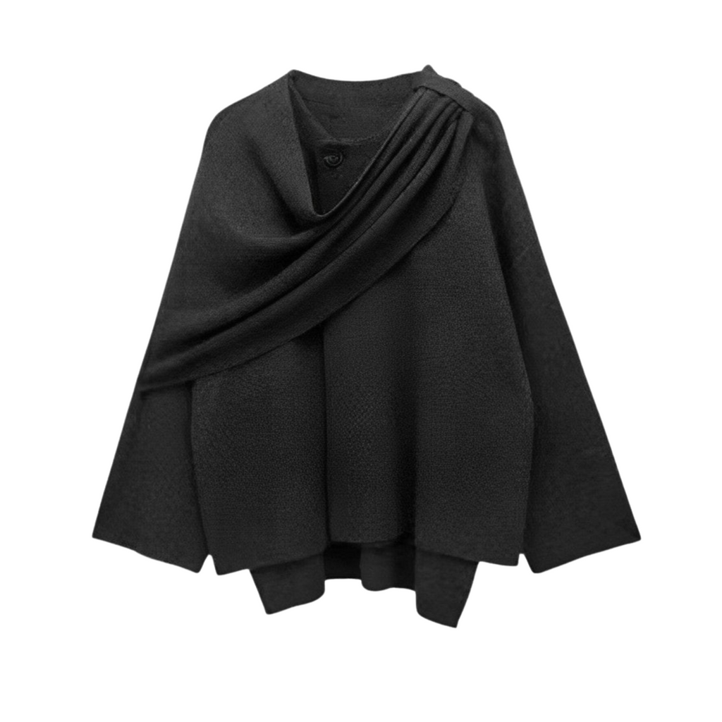 Draped Cape Coat