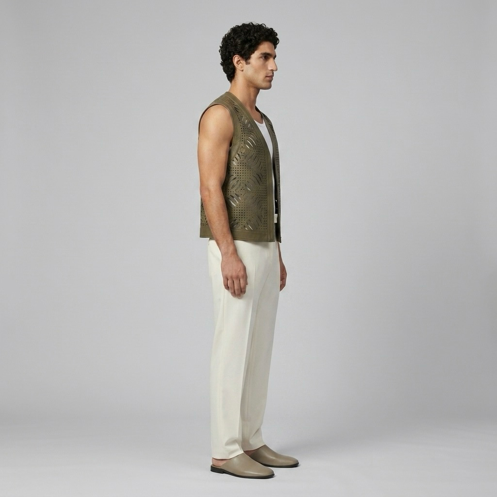 Cutwork Vest