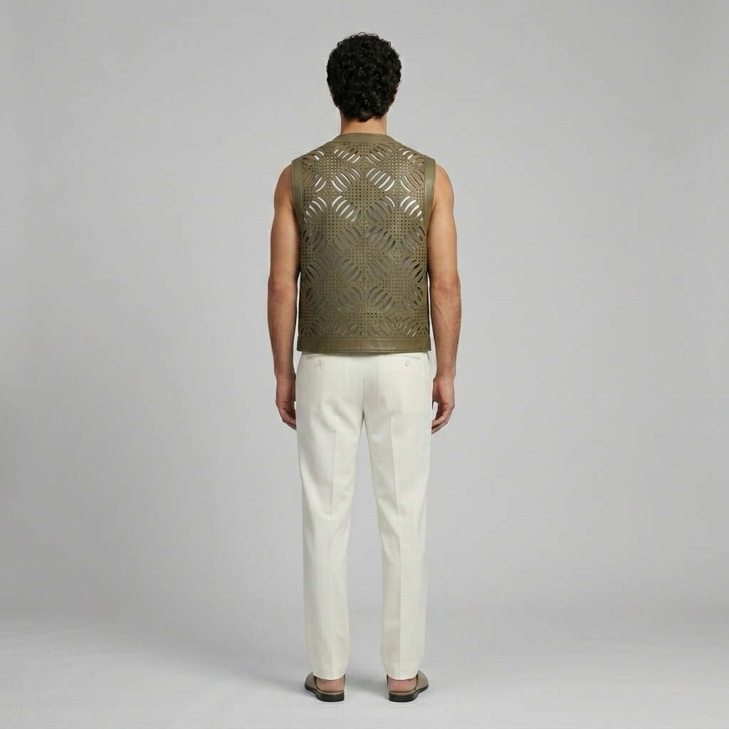 Cutwork Vest