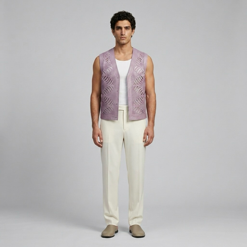 Cutwork Vest