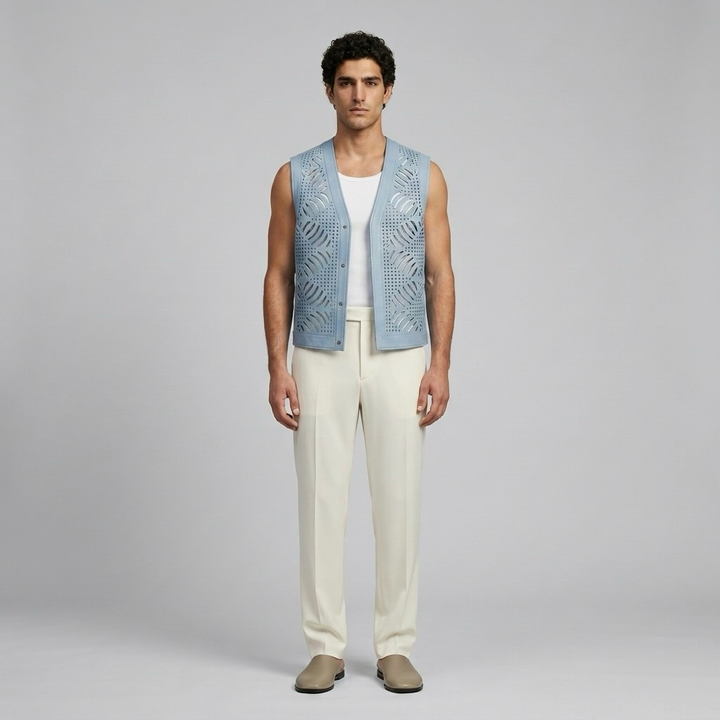 Cutwork Vest