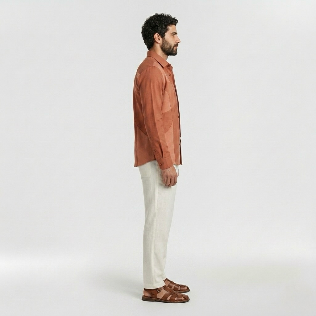 Panelled Casual Shirt
