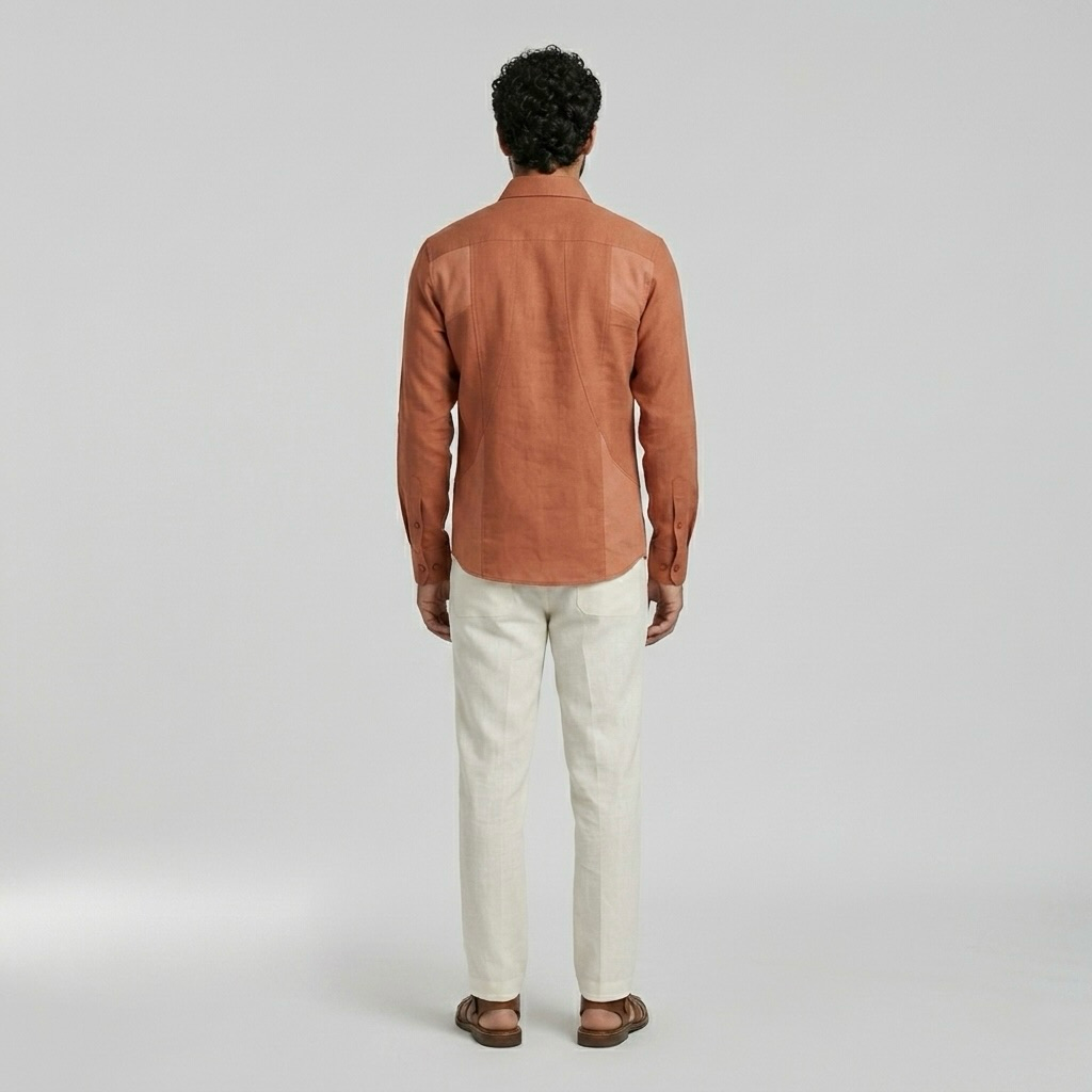 Panelled Casual Shirt