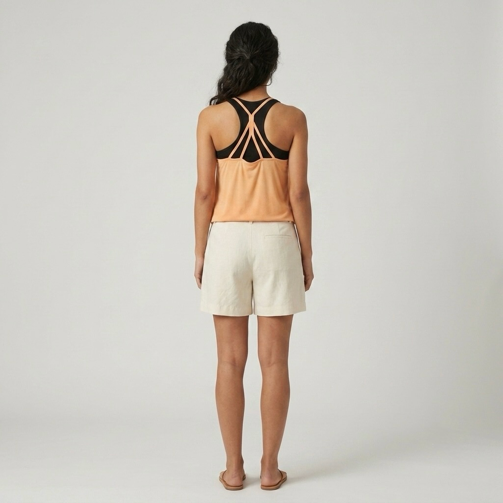 Draped Halter Blouse
