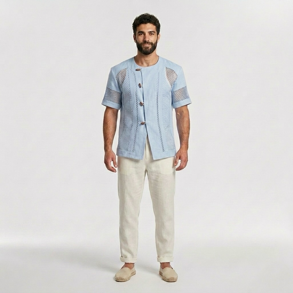 Mesh-Vent Camp Shirt