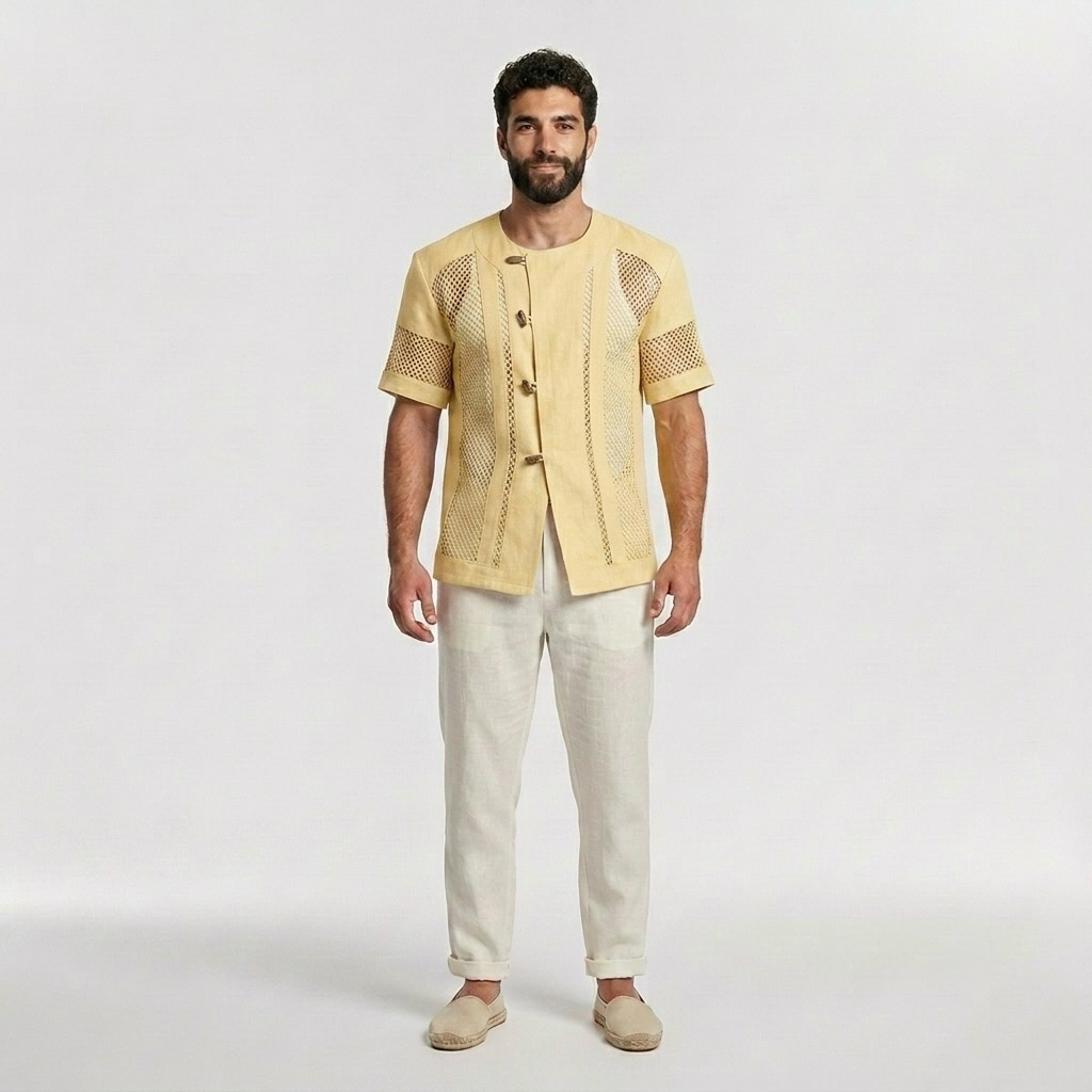 Mesh-Vent Camp Shirt