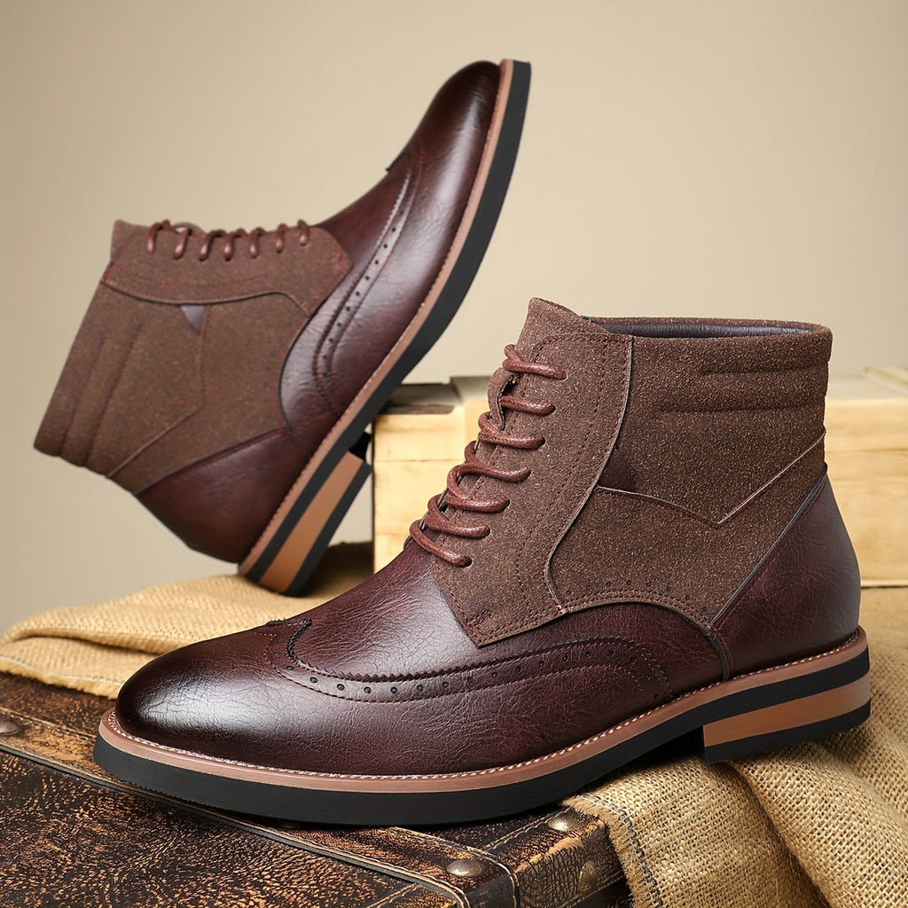 Classic Wingtip Ankle Boots