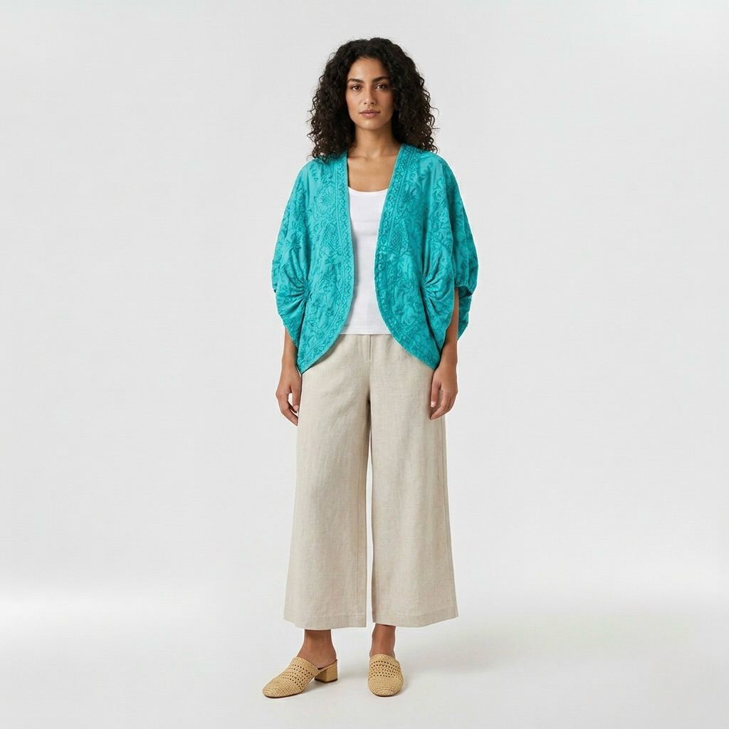 Cocoon-Sleeve Jacket
