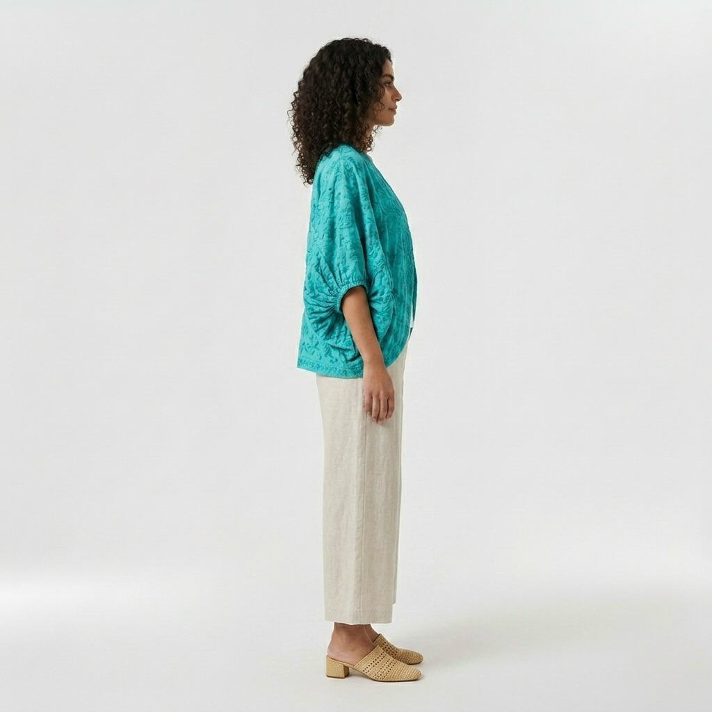 Cocoon-Sleeve Jacket