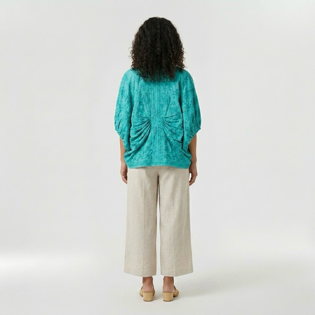 Cocoon-Sleeve Jacket