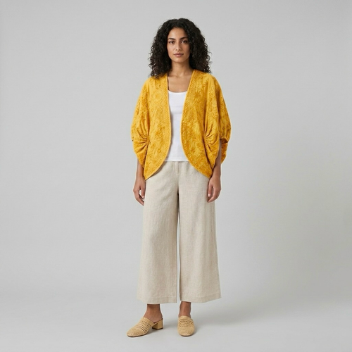Cocoon-Sleeve Jacket