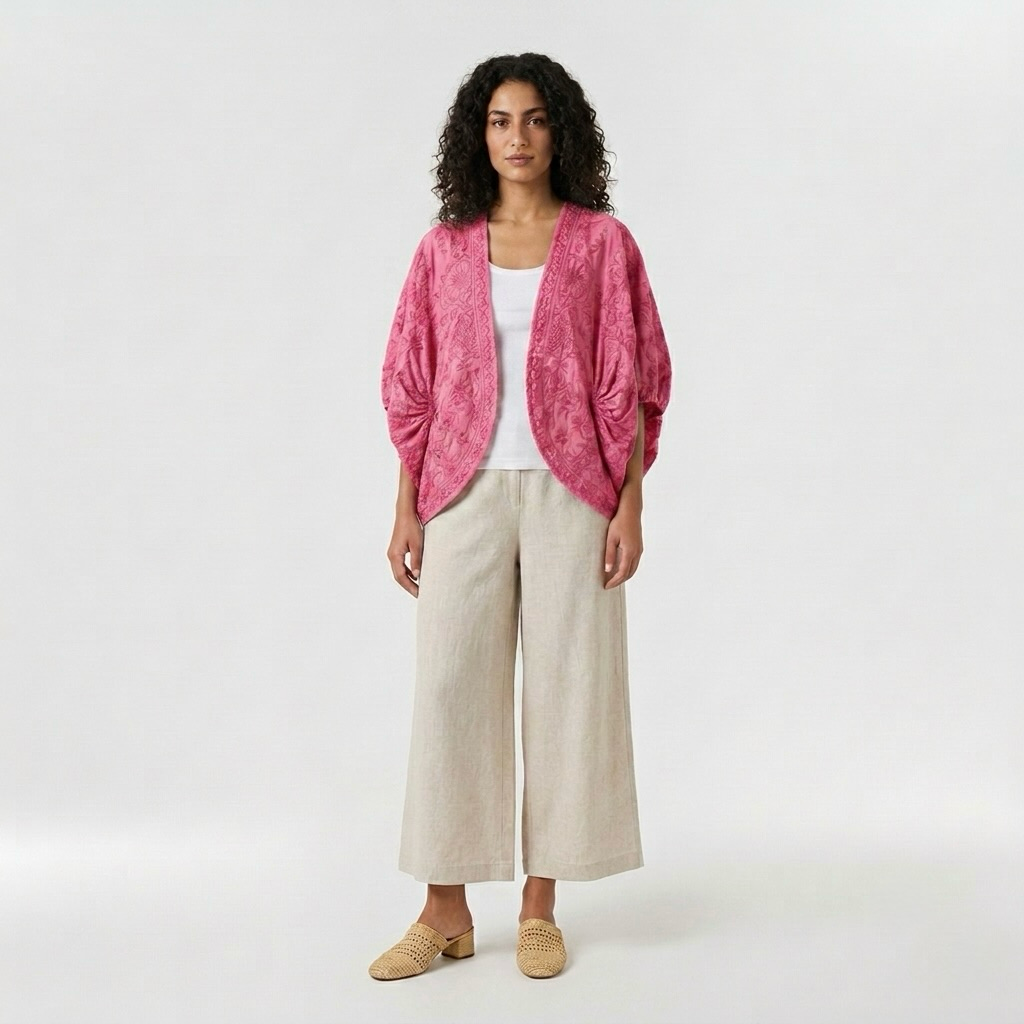 Cocoon-Sleeve Jacket