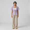 Sheer Flutter Blouse