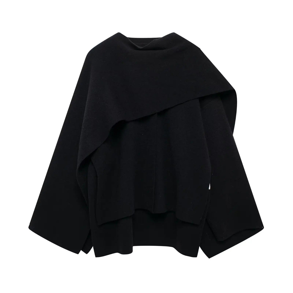 Draped Cape Coat