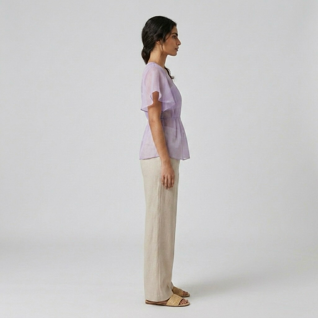Sheer Flutter Blouse