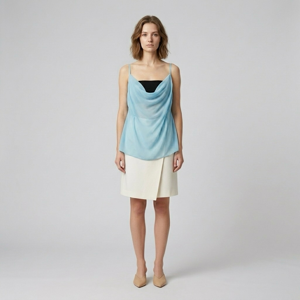 Draped Cami Blouse