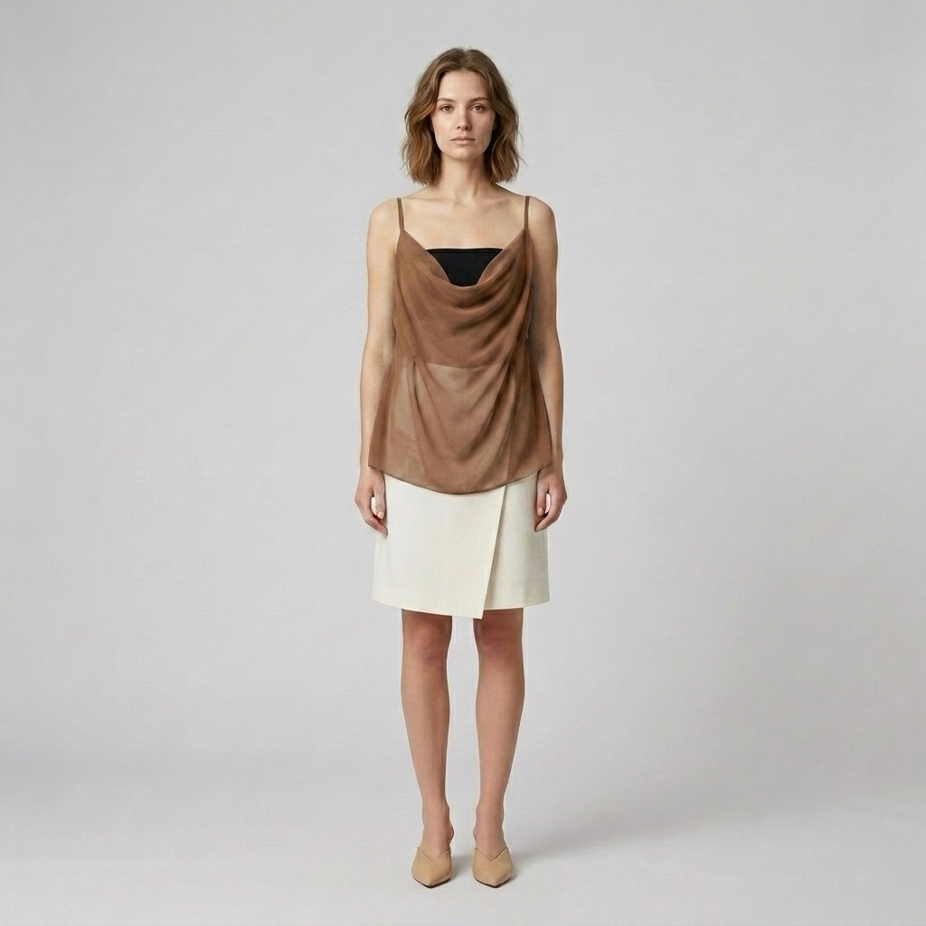 Draped Cami Blouse