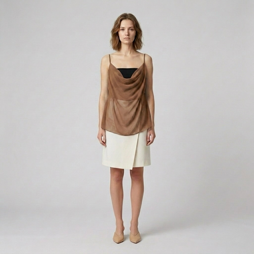Draped Cami Blouse