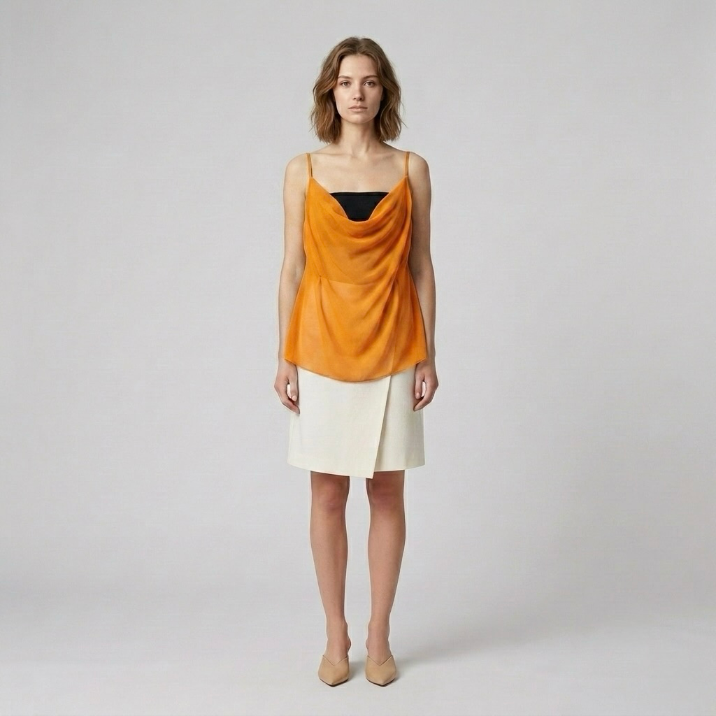 Draped Cami Blouse