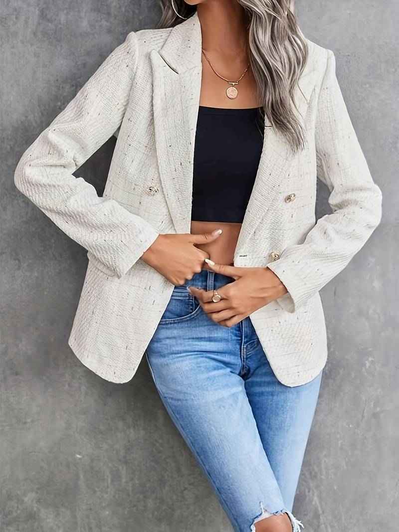 Classic Double-Breasted Blazer