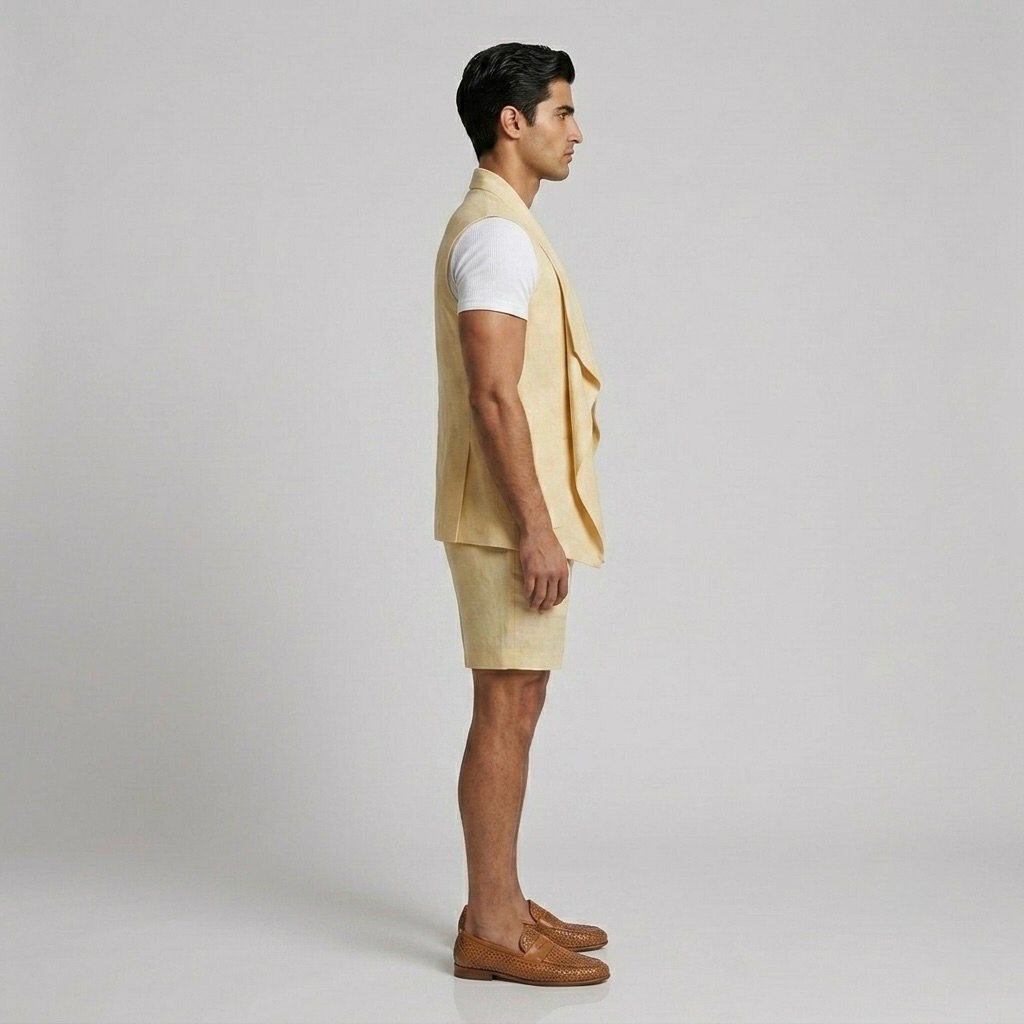 Draped Statement Vest