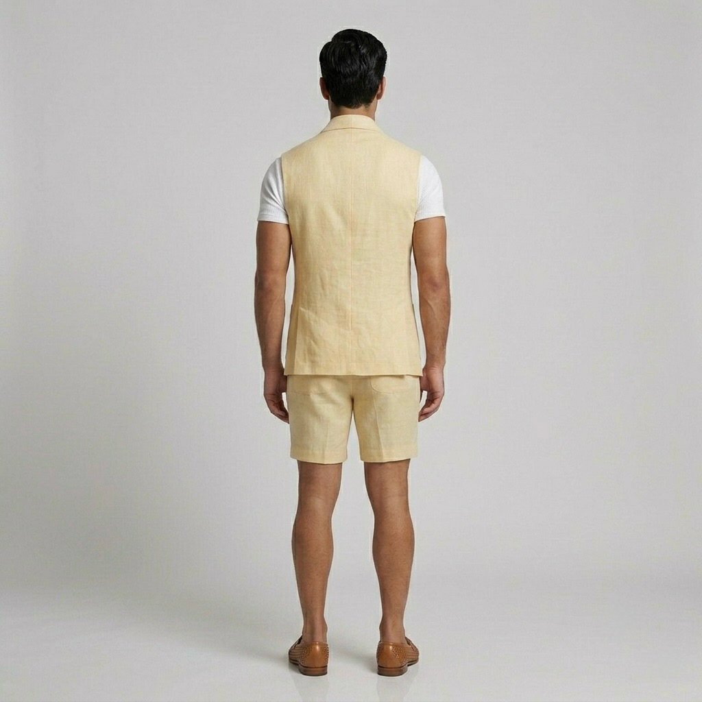 Draped Statement Vest