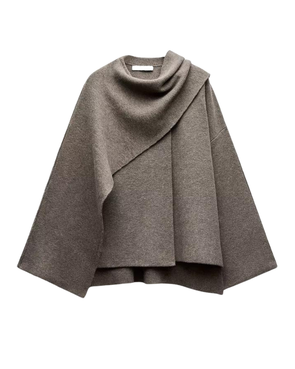 Draped Cape Coat