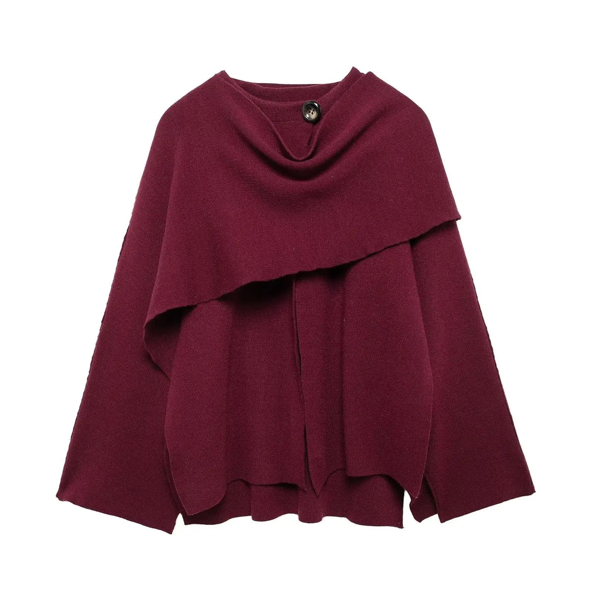 Draped Cape Coat