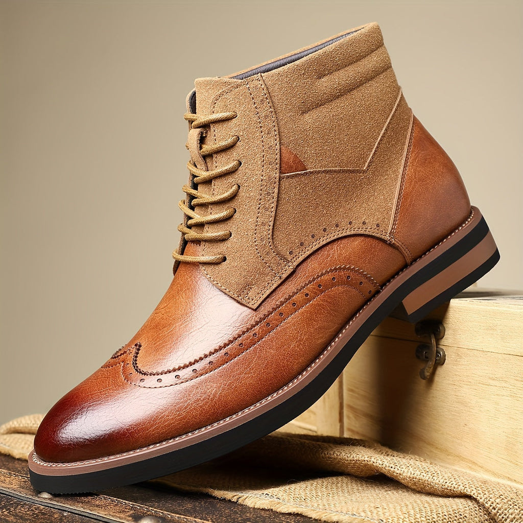 Classic Wingtip Ankle Boots