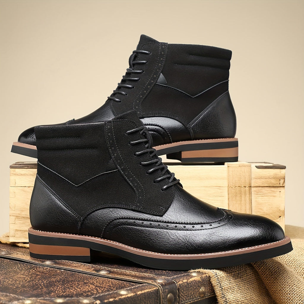 Classic Wingtip Ankle Boots