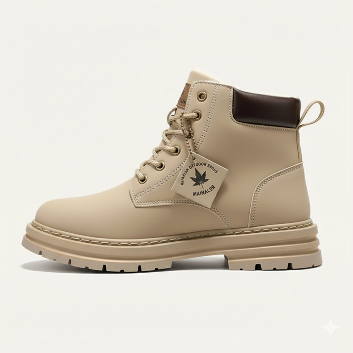Fur-Lined Insulated Snow Boots