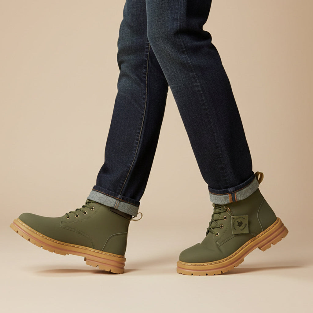 Fur-Lined Insulated Snow Boots