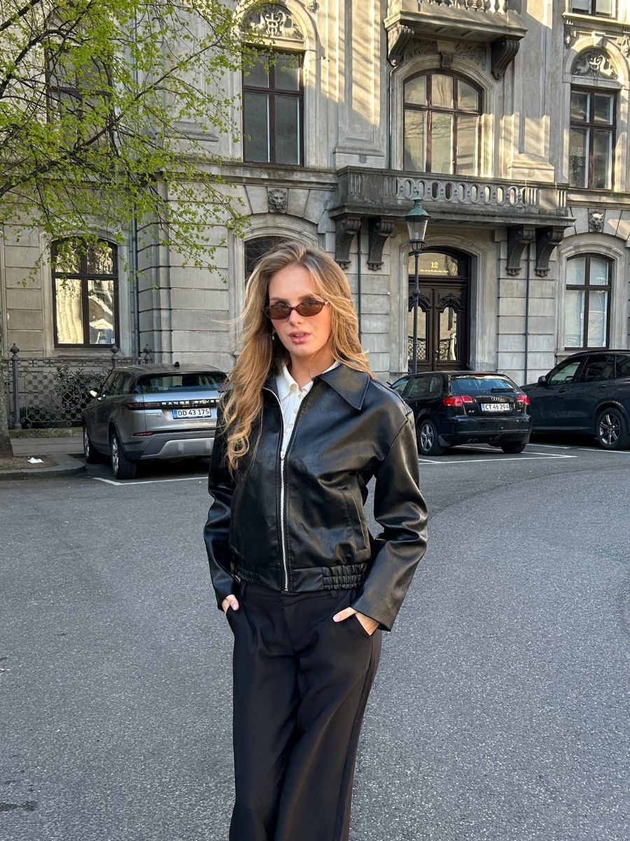 Faux Leather Jacket