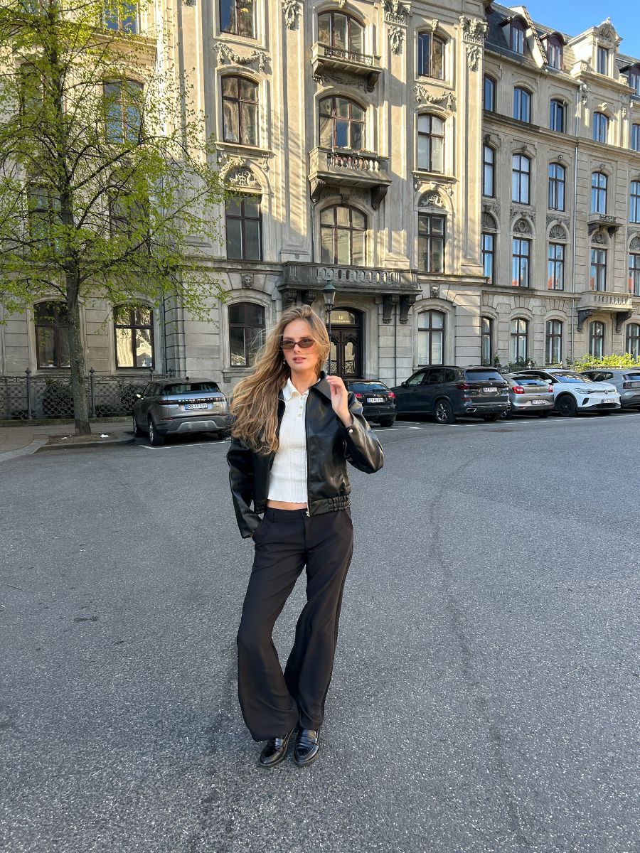 Faux Leather Jacket