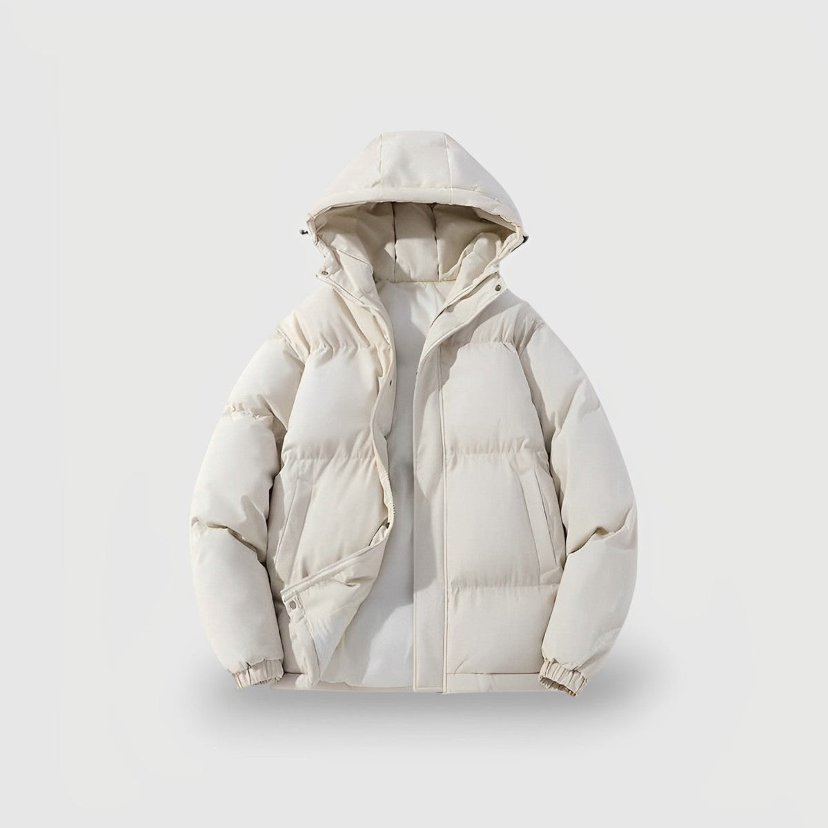 Winter Puffer Jacket with Hood