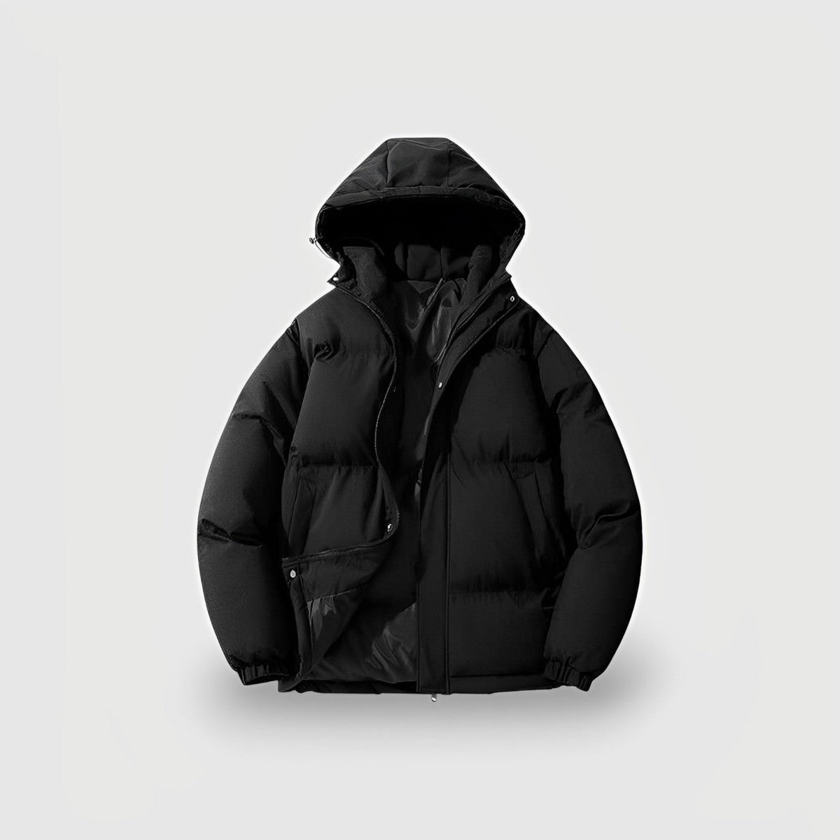 Winter Puffer Jacket with Hood