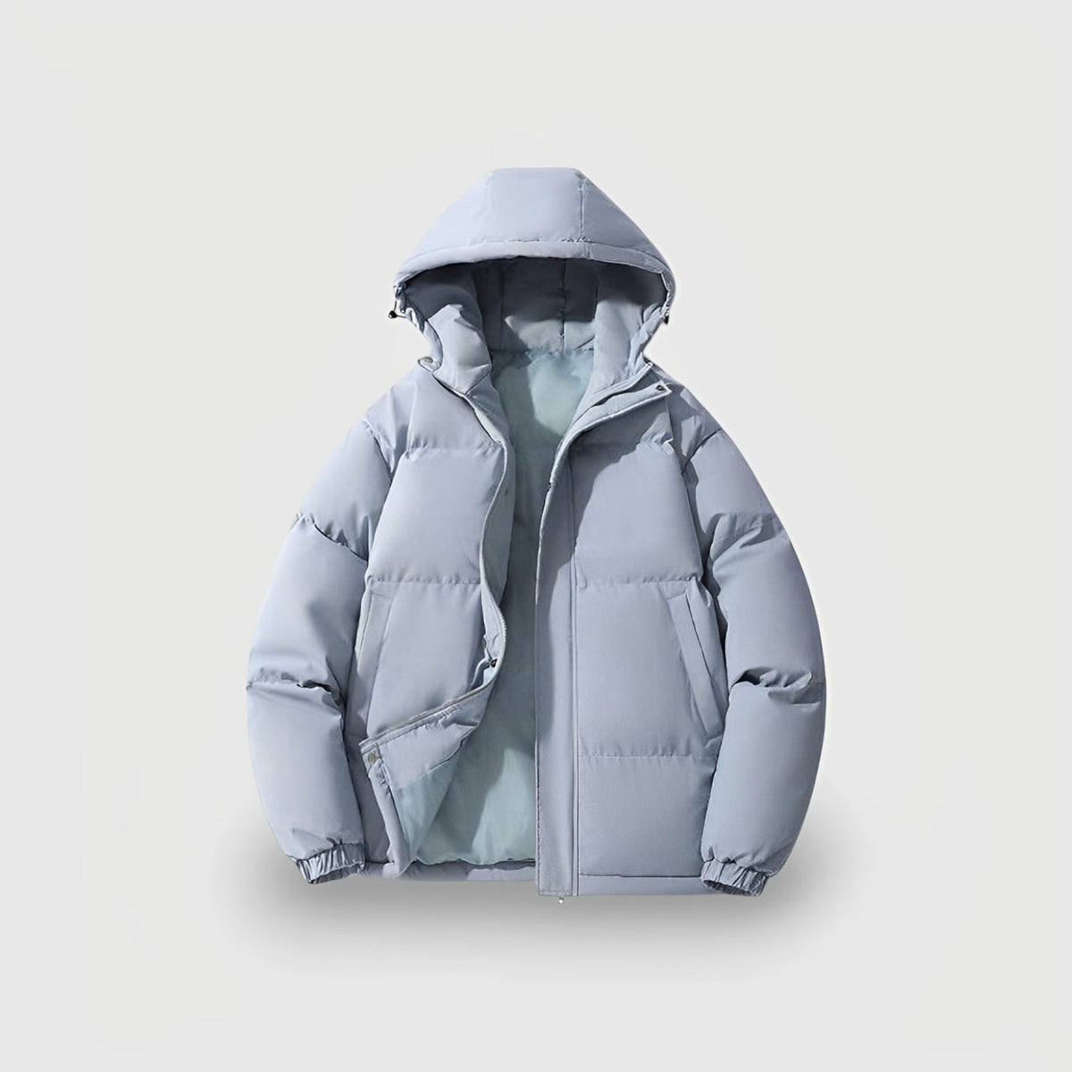Winter Puffer Jacket with Hood