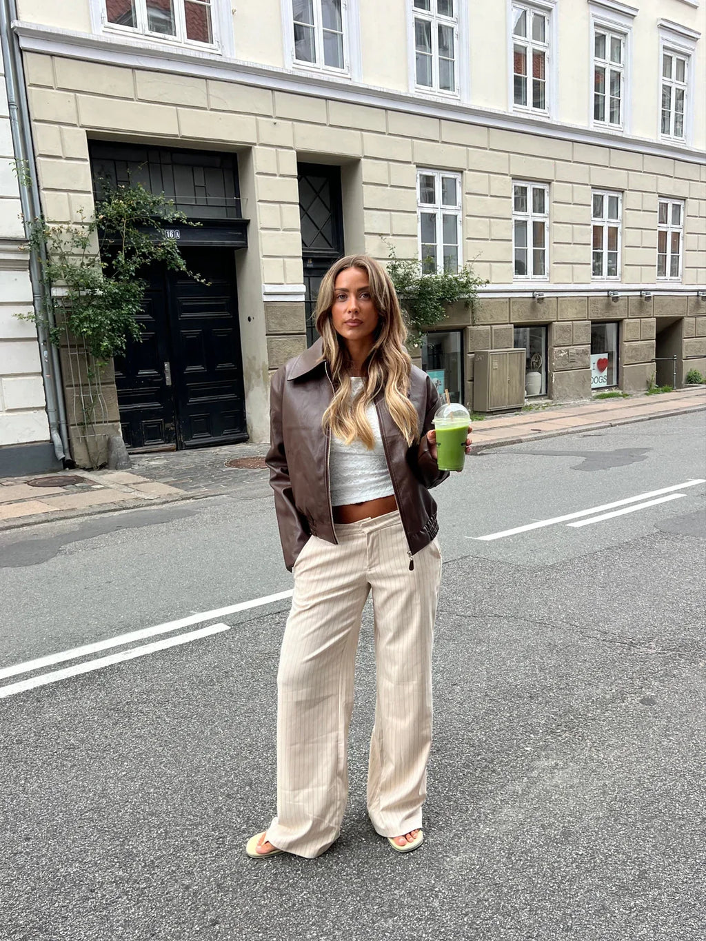 Faux Leather Jacket
