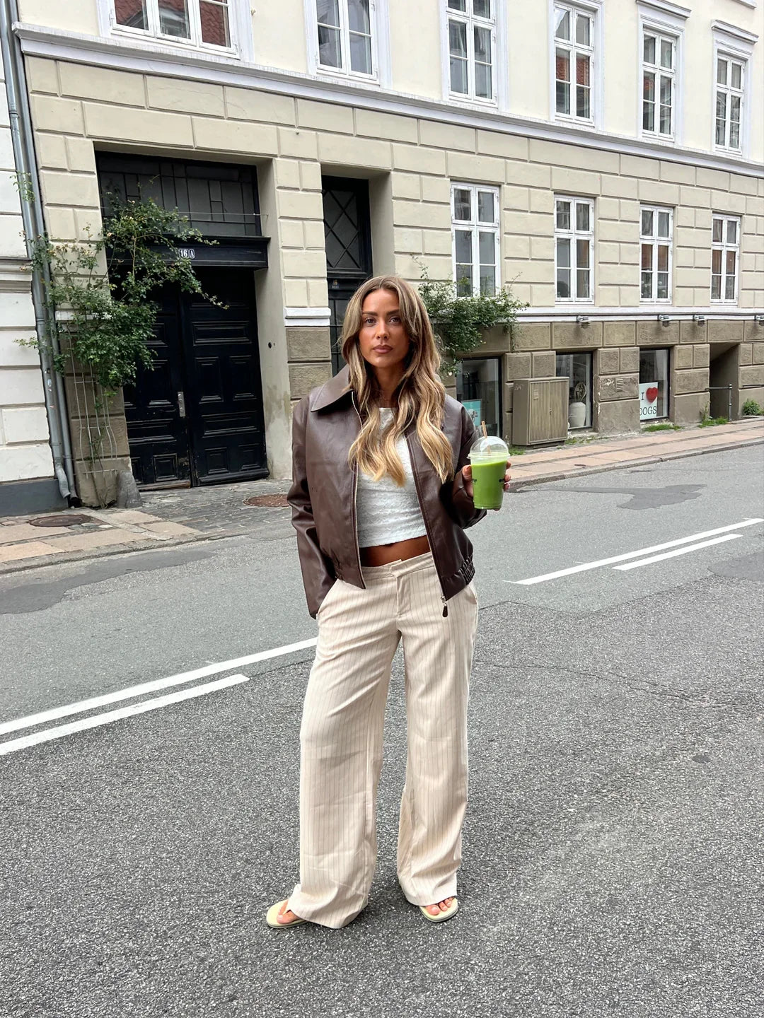 Faux Leather Jacket