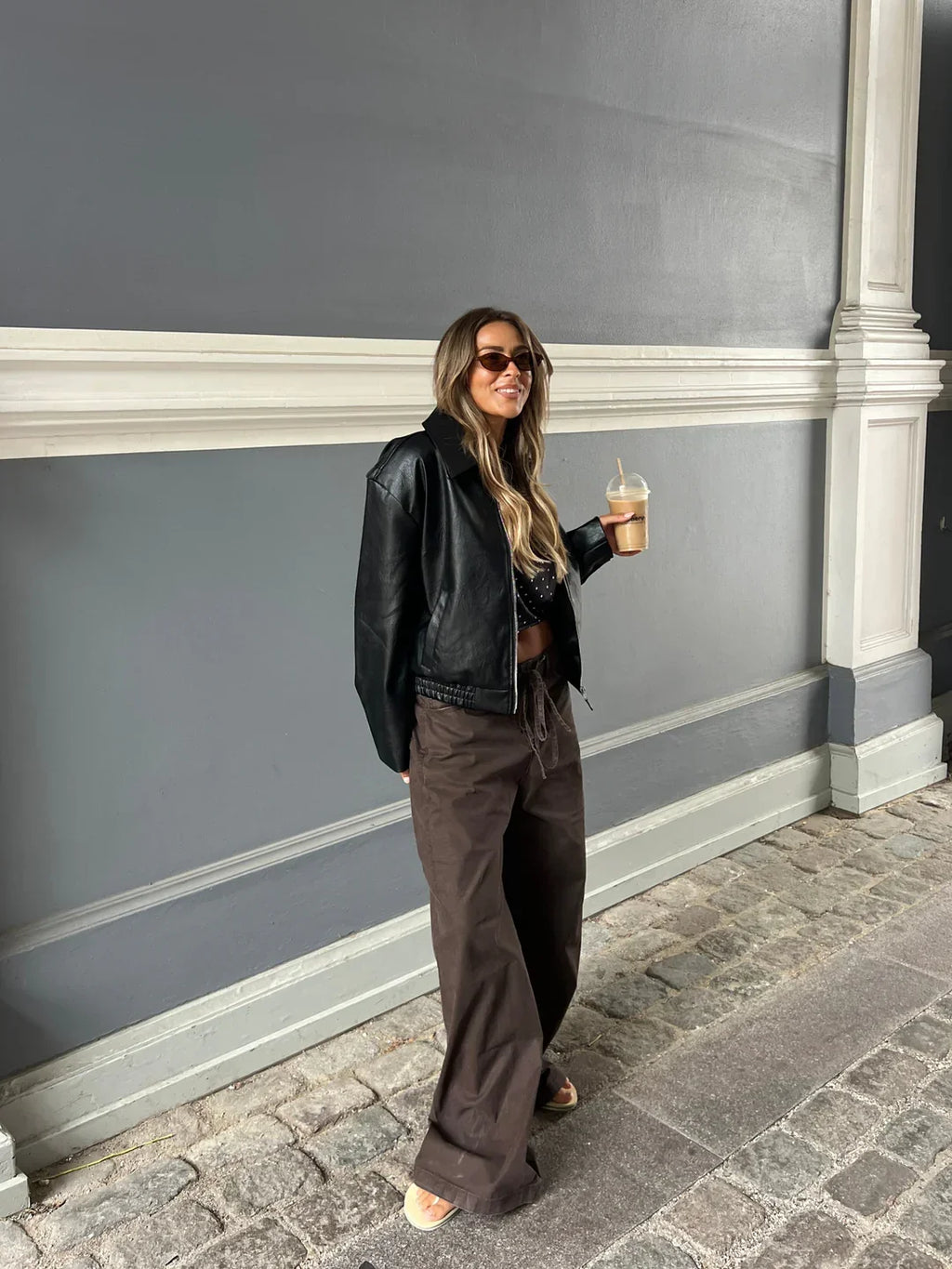 Faux Leather Jacket