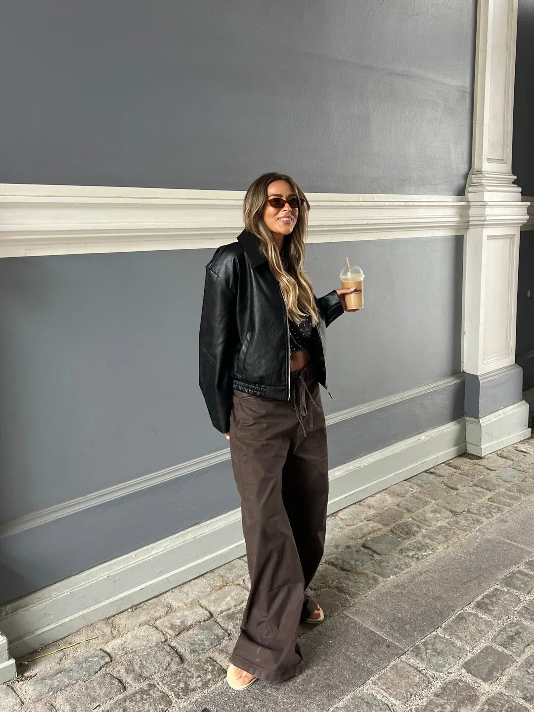 Faux Leather Jacket