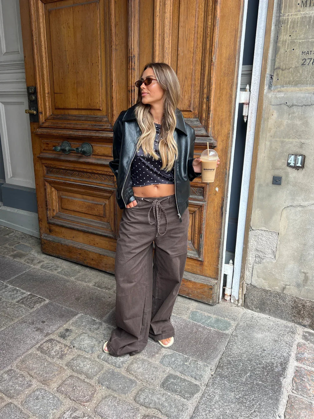 Faux Leather Jacket