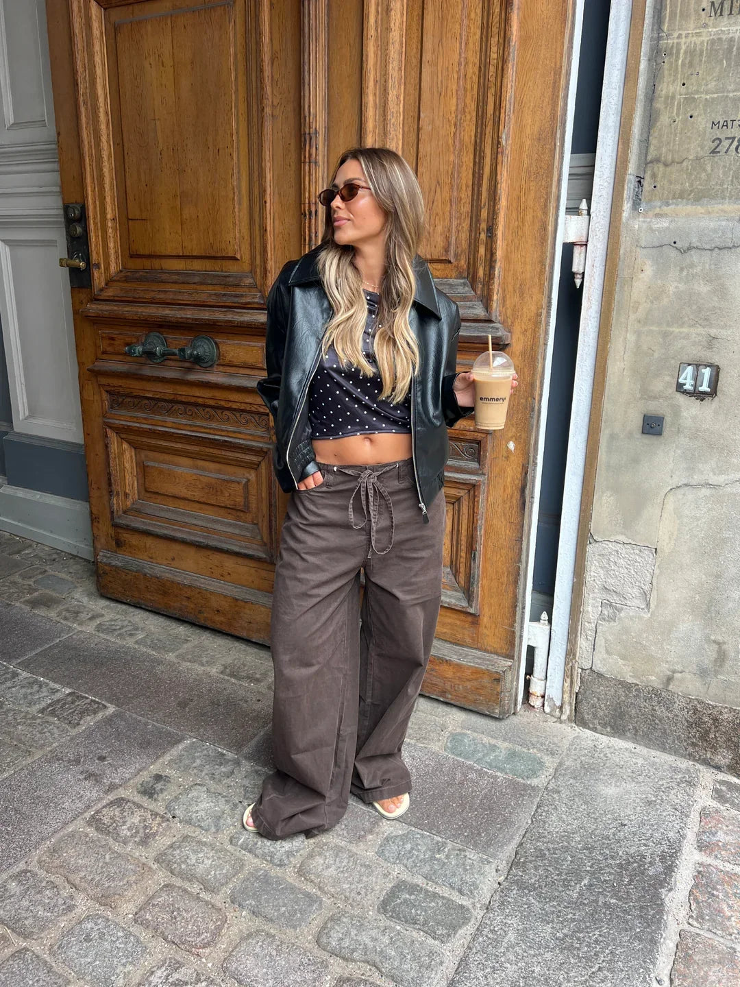Faux Leather Jacket