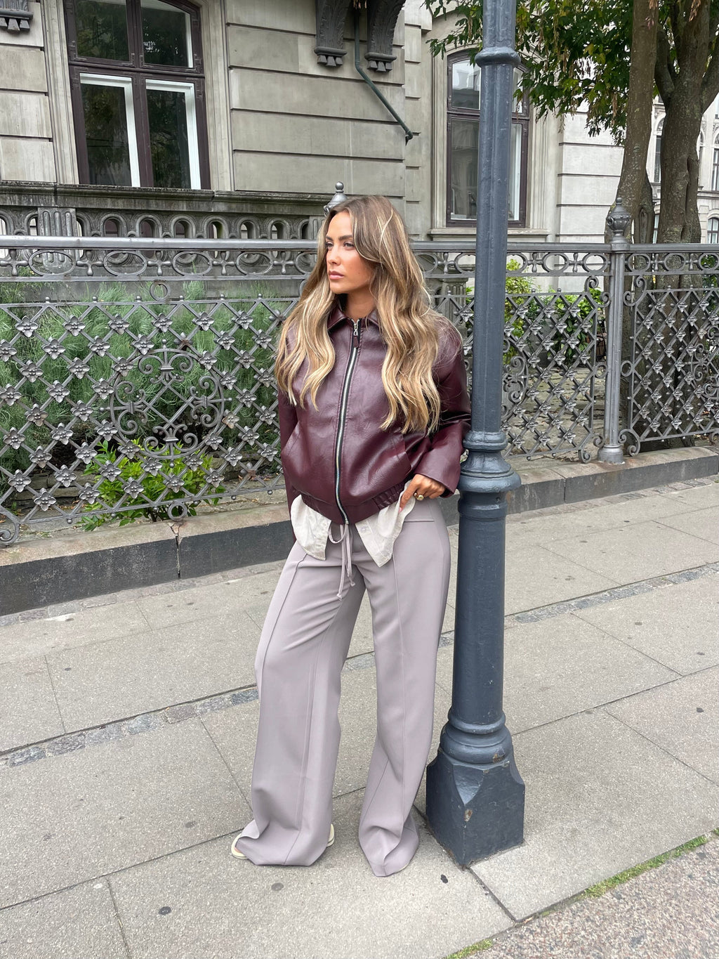Faux Leather Jacket