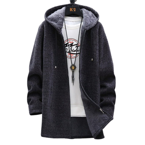 Hooded Zip-Up Jacket with Pockets