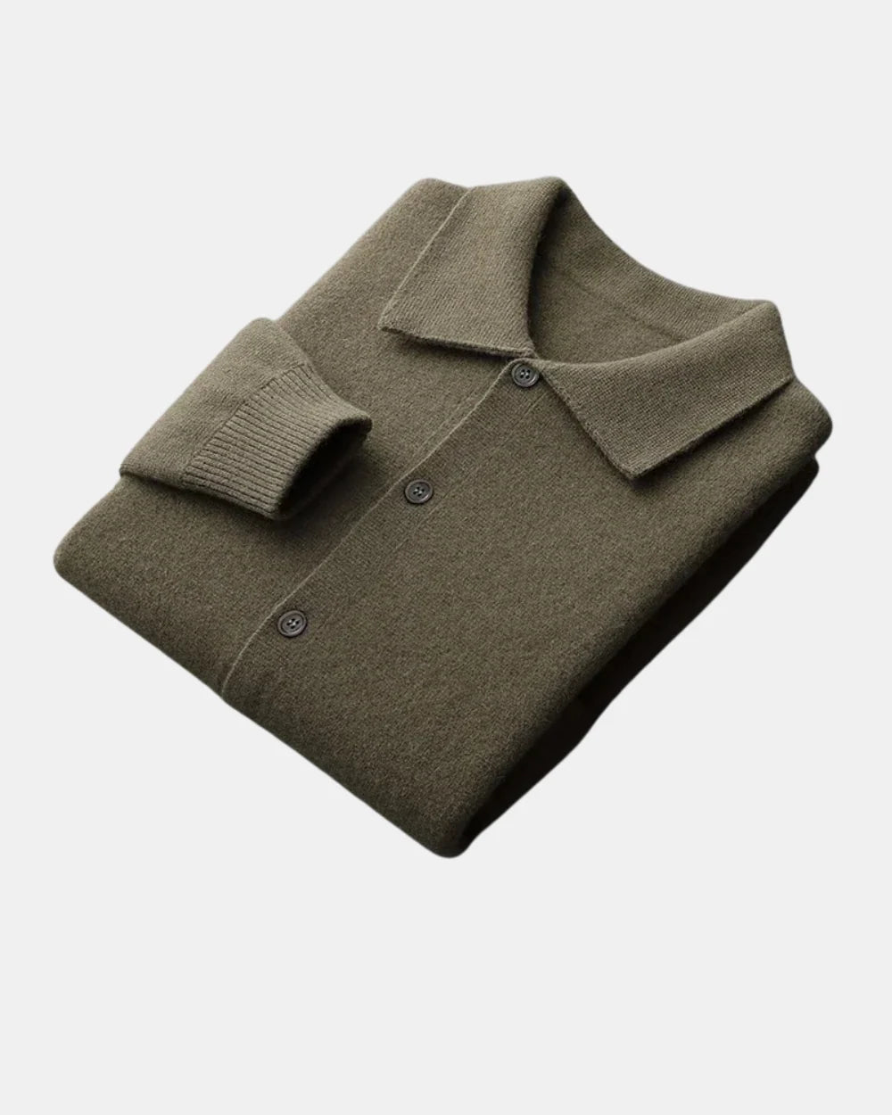 Men's Merino Wool Button-Front Cardigan - Soft & Breathable Sweater 4