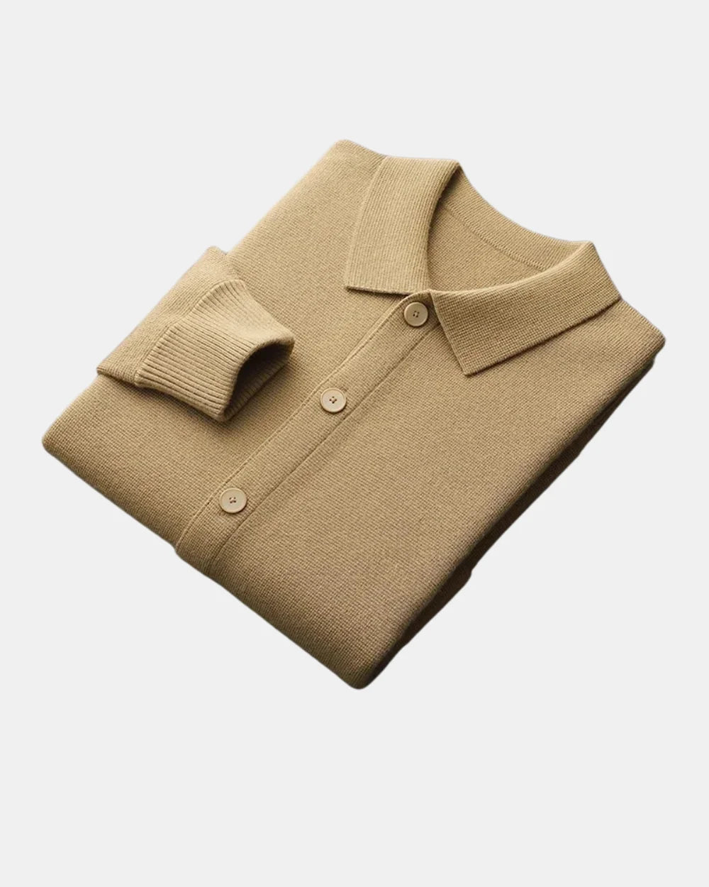 Men's Merino Wool Button-Front Cardigan - Soft & Breathable Sweater 5