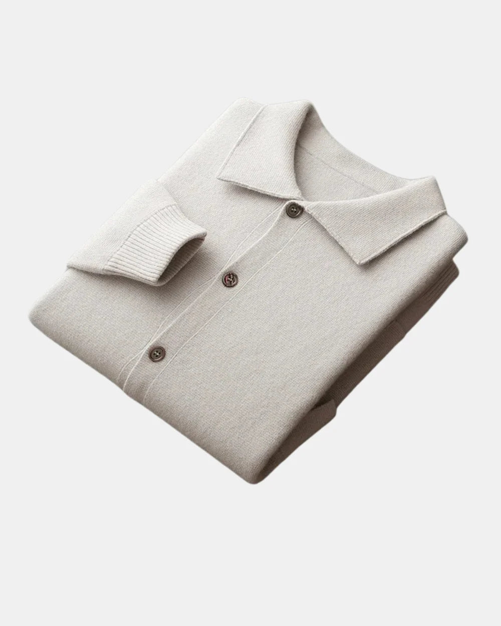 Men's Merino Wool Button-Front Cardigan - Soft & Breathable Sweater 6